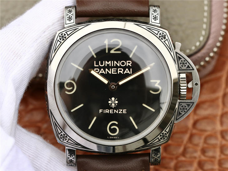 v9沛纳海pam00972意大利firenze佛罗伦萨专卖店雕花款这是沛纳海官方