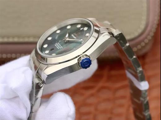 3S欧米茄海马AQUA TERRA150米女款8520。壳套重新开模升级，细节到位，打磨精细，延续3s一贯优秀品控做工。 商品图4