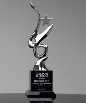 高档金属奖杯定做大冠团队颁奖奖品