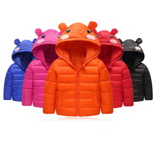 【童装】.儿童羽绒服轻薄款男女童中小童短款童装连帽外套 商品图7