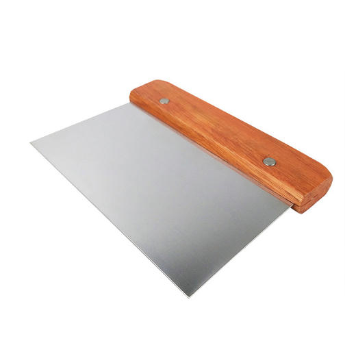 GB-SUS欧罗巴 披萨木柄金属刮刀 304不锈钢刮板 分割面粉团切刀披萨工具GB-SUS 商品图4