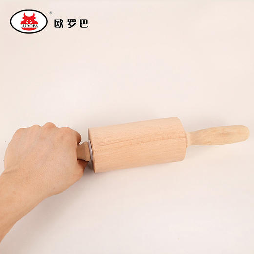 实木擀面杖无漆无蜡榉木滚轴擀面棍饺子皮压面棍烘焙工具家用大号 商品图2