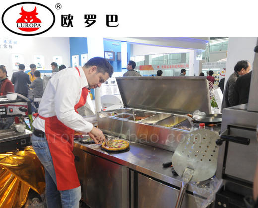 LU-SY15欧罗巴超值风冷披萨沙拉工作台 操作台冷藏柜1.5 1.8米比萨柜设备LU-SY15 商品图4