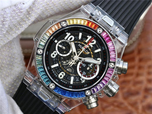 HB宇舶表年度 作品——宇舶BIG BANG系列411.JX.4802.RT“全透腕表”。 商品图3