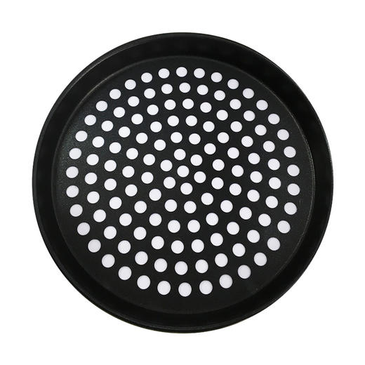 ckkp披萨冲孔烤盘 薄饼带孔网烤盘脆皮饼匹萨盘9寸 不粘pizza烤盘工具ckkp 商品图1