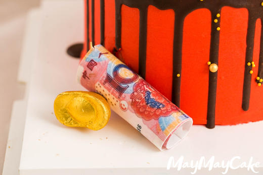 福气大寿土地公公【原味戚风奶油水果蛋糕 】0668 商品图4