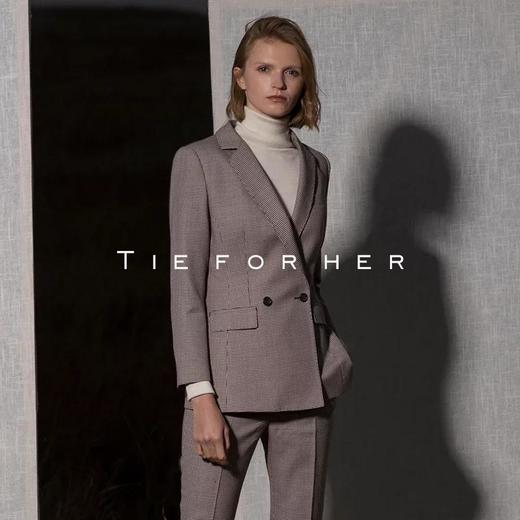 18LUX4 （红褐色）Mahogany千鸟格西装两件套 商品图0