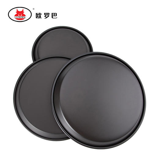 KP-6Q披萨盘圆形不沾商用深浅pizza烘焙模具678910寸11寸12寸披萨烤盘KP-6Q 商品图2
