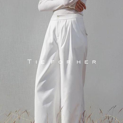 18AWDD04 卯白极简直筒裤 商品图3