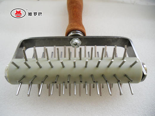 GZ-JS披萨工具木柄金属打孔器滚针滚轮 pizza轮针匹萨针轮车针车烘焙GZ-JS 商品图3