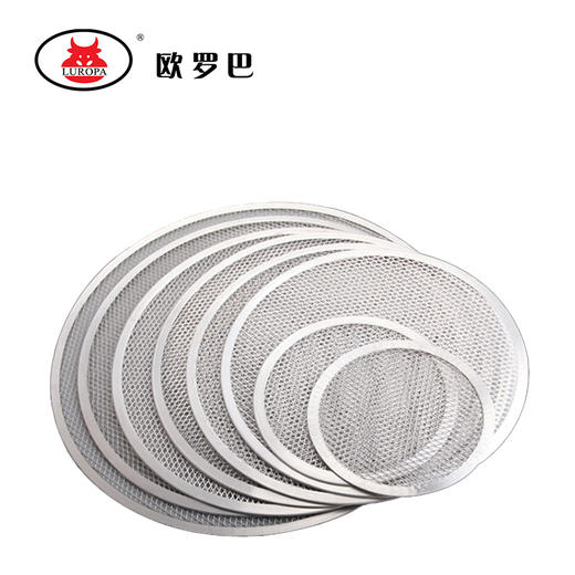 PSWP-6 6寸 7寸 8寸9寸10寸11寸12寸披萨网格烤盘 圆形比萨筛网盘 美式厚筛网 PIZZ披萨工具PSWP-6 商品图1