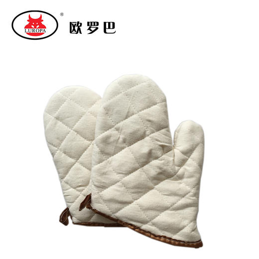 ST-H2加厚厨房烘焙烤箱专用手套粗纺全棉耐高温耐热微波炉隔热烤炉手套ST-H2 商品图1