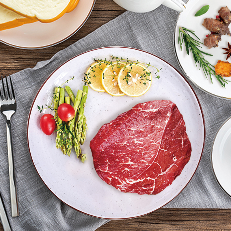 整切儿童嫩煎牛排10片1200g【进口原料 原肉整切调理】