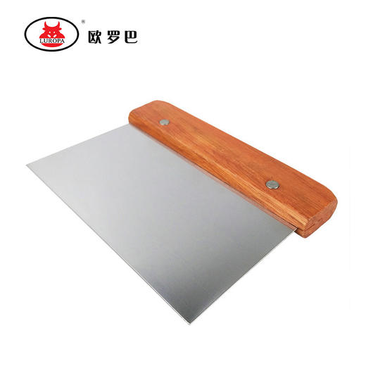 GB-SUS欧罗巴 披萨木柄金属刮刀 304不锈钢刮板 分割面粉团切刀披萨工具GB-SUS 商品图3