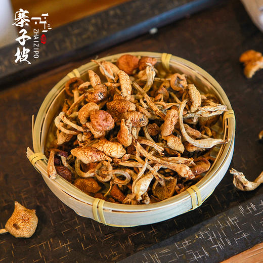 平价优选：寨子坡酱 大兴安岭原产地黄油菇干*半斤/一斤装 商品图1