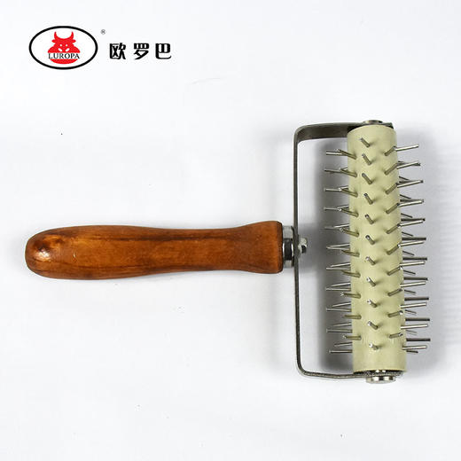 GZ-JS披萨工具木柄金属打孔器滚针滚轮 pizza轮针匹萨针轮车针车烘焙GZ-JS 商品图2