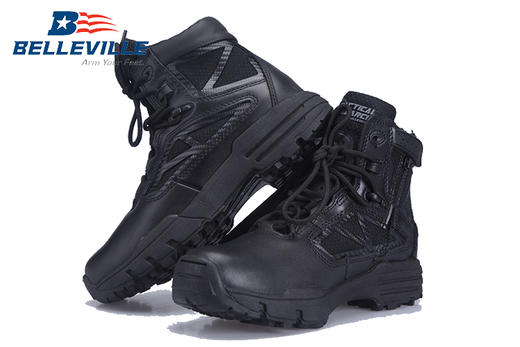 Belleville TR916Z CT热带靴侧拉链战术靴城市徒步靴复合头飞行靴 商品图1
