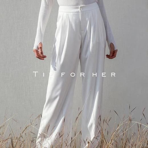 18AWDD04 卯白极简直筒裤 商品图1