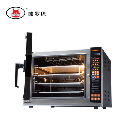 CK02C热风循环电烤箱 商用大型四层蛋糕马卡龙面包披萨烘焙炉 微电烤箱CK02C 商品图4