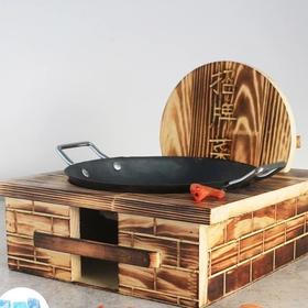 复古灶台土灶铸铁锅招牌菜【雪尔商行】