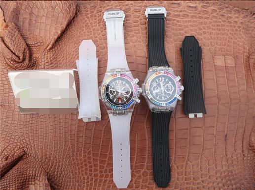 HB宇舶表年度 作品——宇舶BIG BANG系列411.JX.4802.RT“全透腕表”。 商品图0