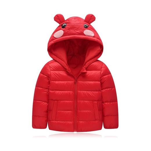 【童装】.儿童羽绒服轻薄款男女童中小童短款童装连帽外套 商品图0