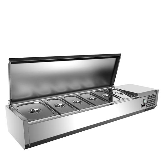 欧罗巴桌面冷柜操作台 沙拉台披萨撒料台 奶茶水果茶冰箱 商品图1