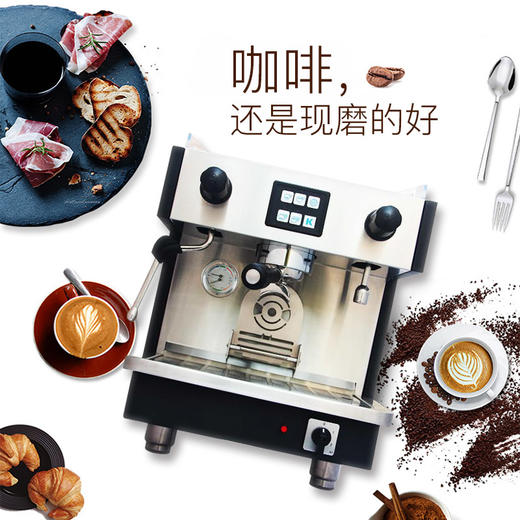 单头咖啡机 意式半自动咖啡机 旋转泵双锅炉家用商用 全套包邮 商品图1