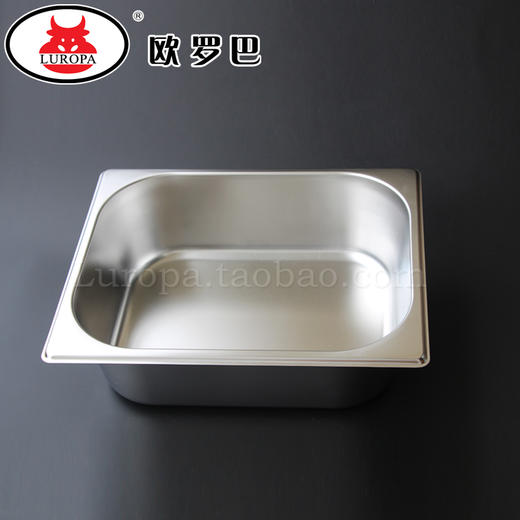 BN-39609833608欧罗巴 不锈钢份数盒 1/2  份数盘 沙拉盘 分数盆 自助餐盘 放料BN-39609833608 商品图2