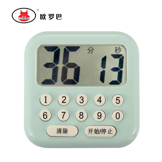 厨房烘焙提醒器倒计时器 数字学生电子计时器 电子秒表闹钟带记忆 商品图2