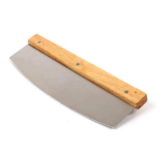 YD-S不锈钢披萨摇刀 切披萨专用弯刀pizza欧罗巴半圆比萨工具包邮YD-S 商品图3