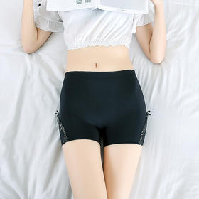 【双色可选】夏季防走光打底裤，蕾丝蝴蝶结纯色修身提臀中腰