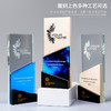 大理石彩色水晶奖牌定制定做创意刻字经销代理商加盟授权牌制作 商品缩略图2