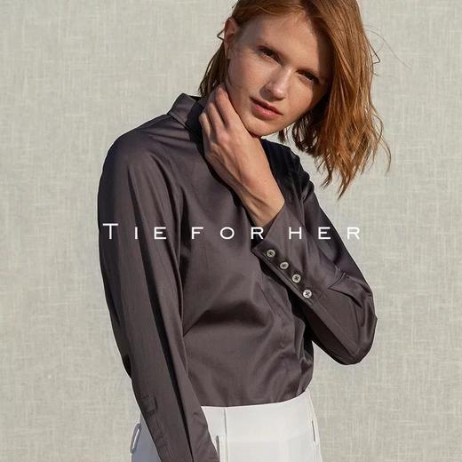 18AWDU20 蜥蜴灰风琴褶基础衬衫 商品图1