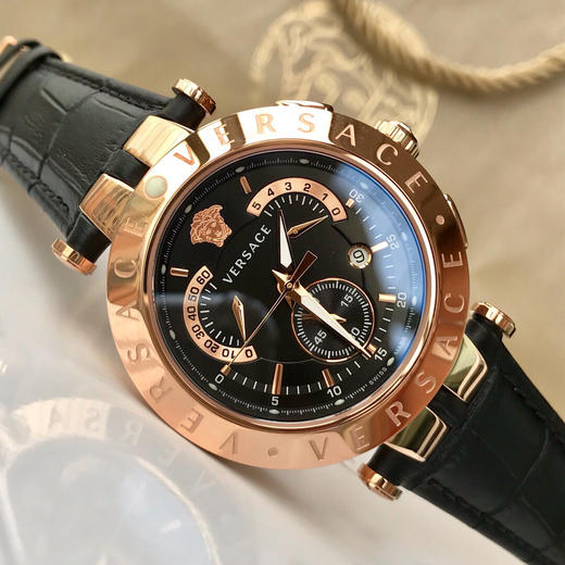 范思哲23c系列小丑款多功能倒计时大秒针倒着走哦白眼白眼原装瑞士