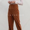 18AWDD08 马鞍棕高腰阔腿裤 商品缩略图2