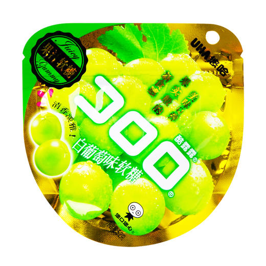 悠哈酷露露白葡萄味软糖52g 商品图0
