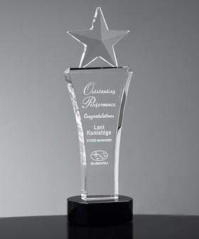 立体五角星奖杯比赛纪念留念奖杯