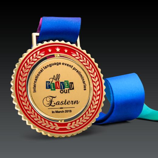 马拉松金属挂牌定制篮球足球羽毛球运动会比赛颁奖纪念奖牌定做 商品图0