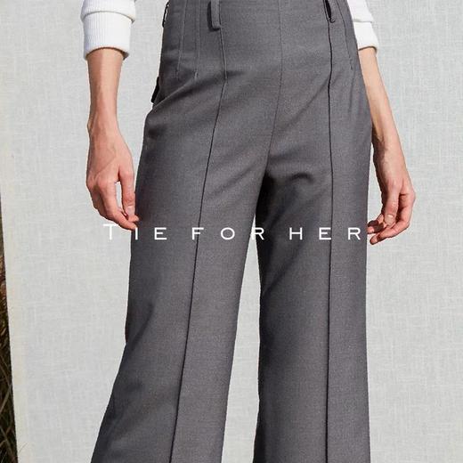 18AWDD07 银河灰高腰阔腿裤 商品图3