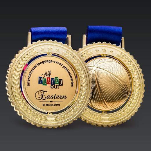 马拉松金属挂牌定制篮球足球羽毛球运动会比赛颁奖纪念奖牌定做 商品图4