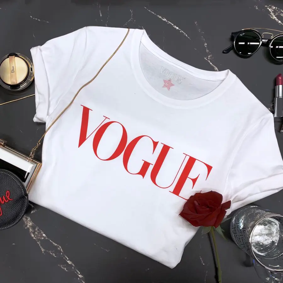 vogue logo t恤 2017版 黑色