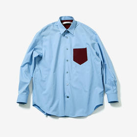 SOE Regular Collar Student Shirt 拼色口袋衬衫