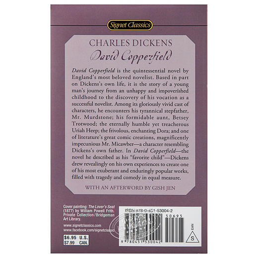 【中商原版】[英文原版经典名著]David Copperfield大卫·科波菲尔Signet 商品图1