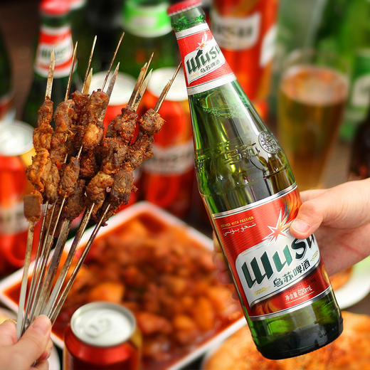 新疆乌苏啤酒620ml/瓶 [9瓶/包] 商品图0