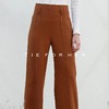 18AWDD08 马鞍棕高腰阔腿裤 商品缩略图1