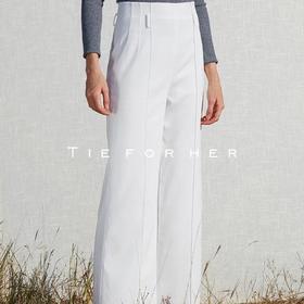 18AWDD05 卯白高腰阔腿裤