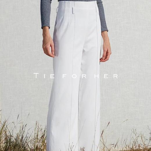 18AWDD05 卯白高腰阔腿裤 商品图0