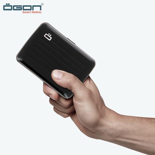 OGON防水卡盒卡包RFID防盗防扫描法国时尚精美金属钱包 商品图4