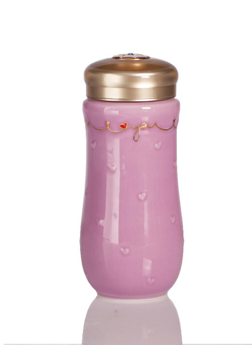 吉星元素一心一意随身杯(大)   330ml双层 商品图1